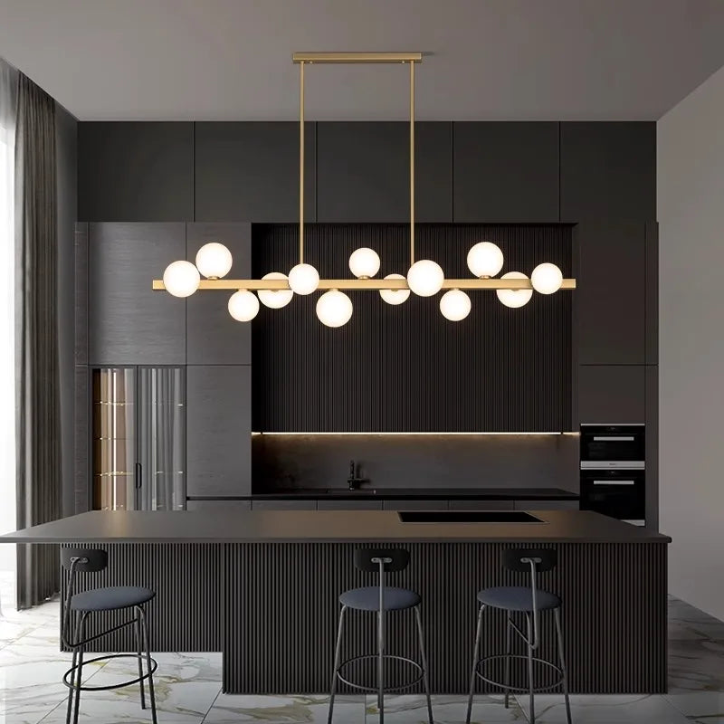 White Scandinavian LED Fixture