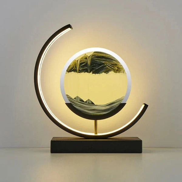 Timeless Sand Table Lamp Iluminating