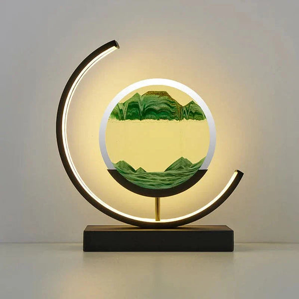 Timeless Sand Table Lamp Iluminating