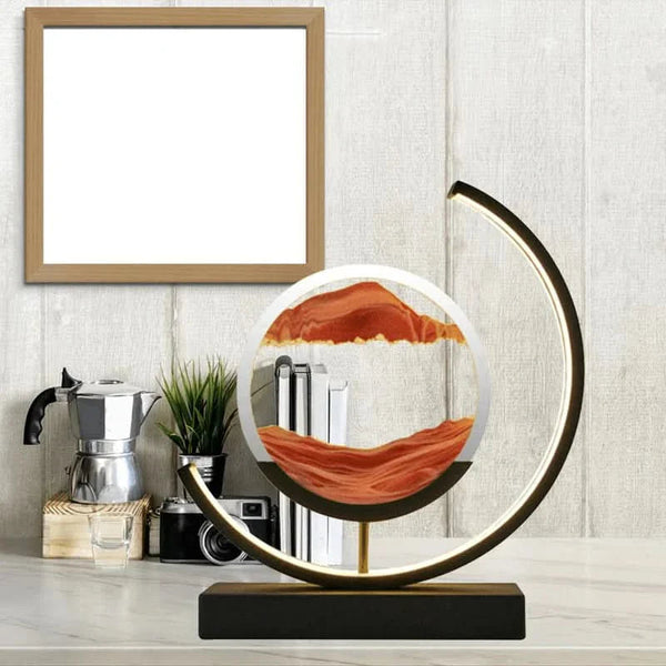 Timeless Sand Table Lamp Iluminating