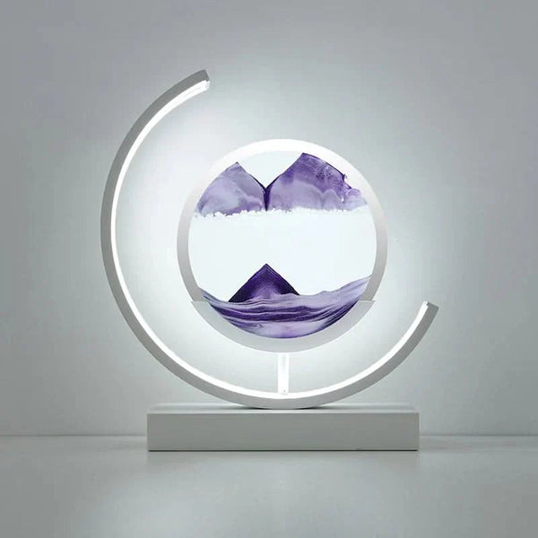 Timeless Sand Table Lamp Iluminating