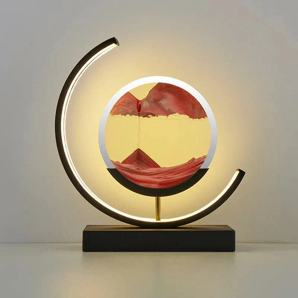 Timeless Sand Table Lamp Iluminating