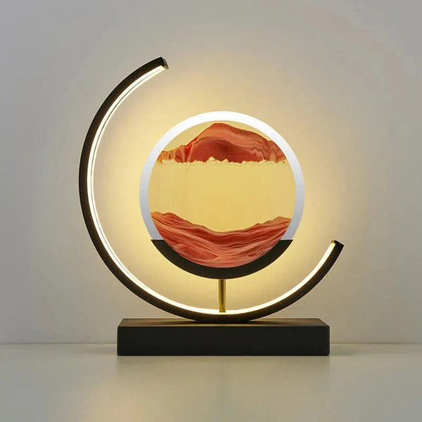 Timeless Sand Table Lamp Iluminating