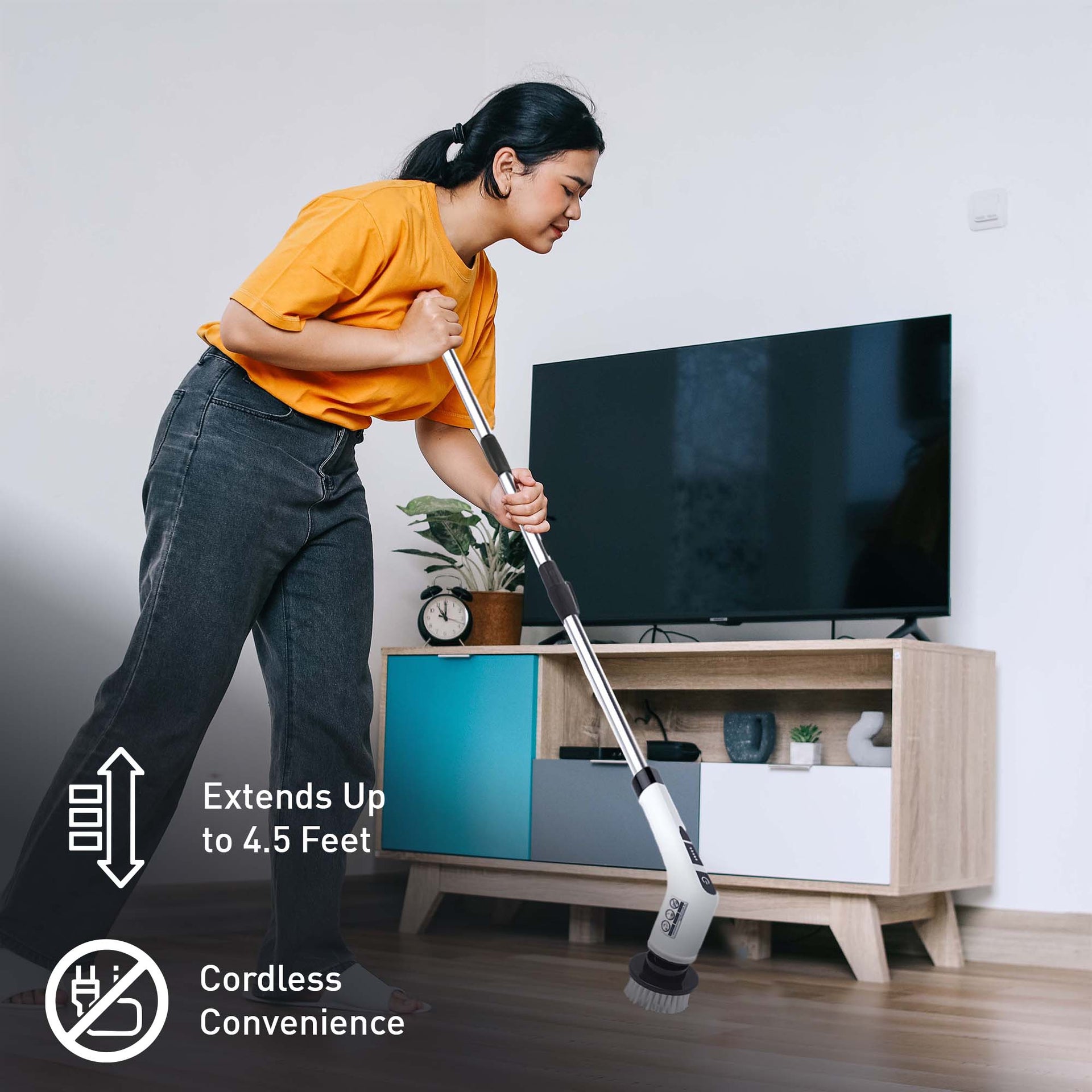 Pro Cleaning System: Cordless Pressure Washer & Rechargeable Power Scrubber