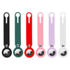 6-Pack: Protective Leather Case Cover For AirTags With Collapsible Loop Anti-Scratch AirTag Keychain