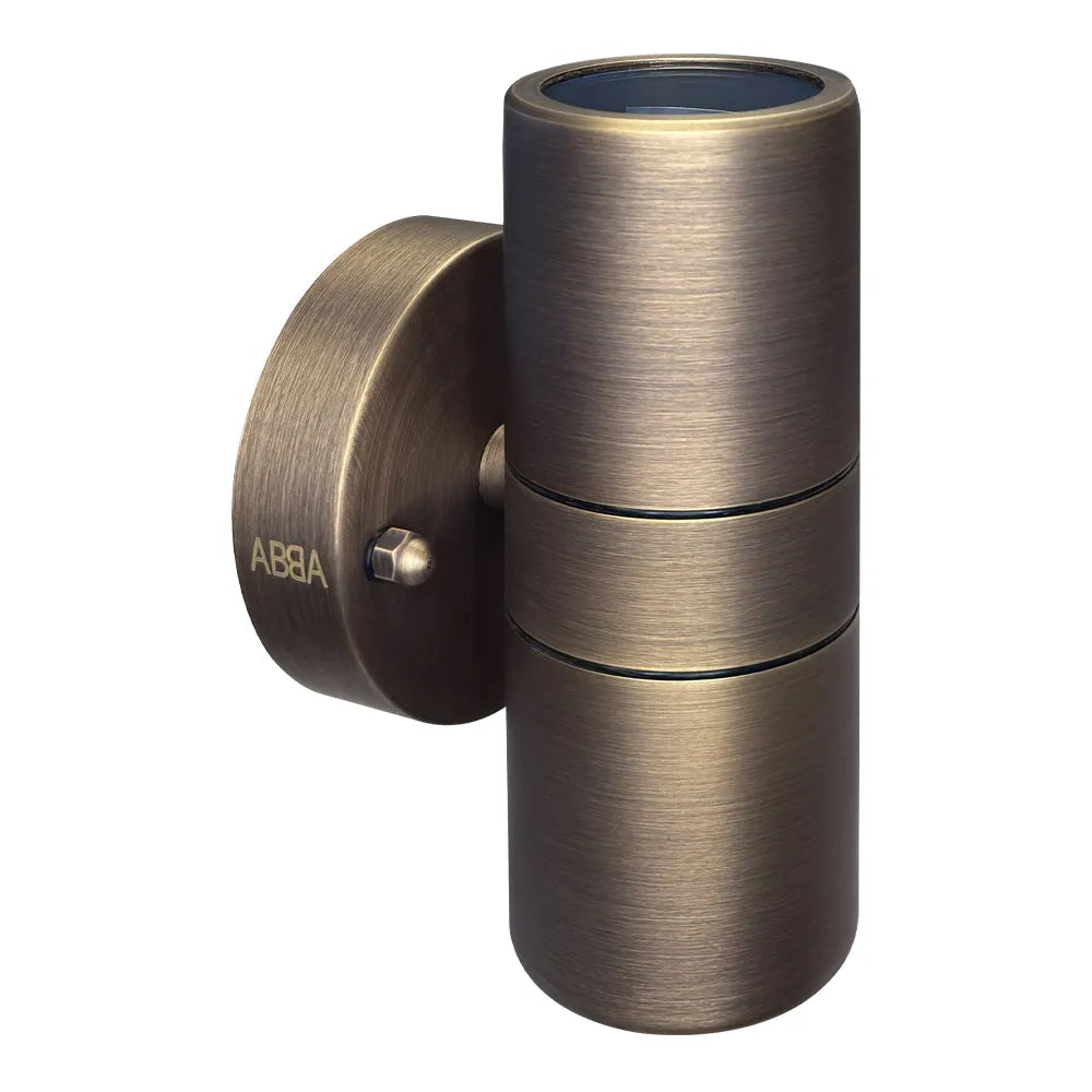SCB05 LED Cylinder Up Down Light 2 Directional Brass Sconce Lighting 12V Low Voltage