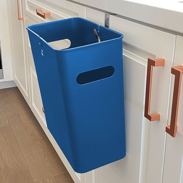 4.2 Gallon / 16 Liter SlimGiant Blue Wastebasket