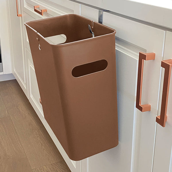 4.2 Gallon / 16 Liter SlimGiant Toffee Brown Wastebasket