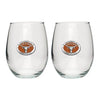 University of Texas at Austin Stemless Goblet (Set of 2)