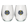 2026 Michigan Basketball Championship Stemless Goblets (Set of 2)