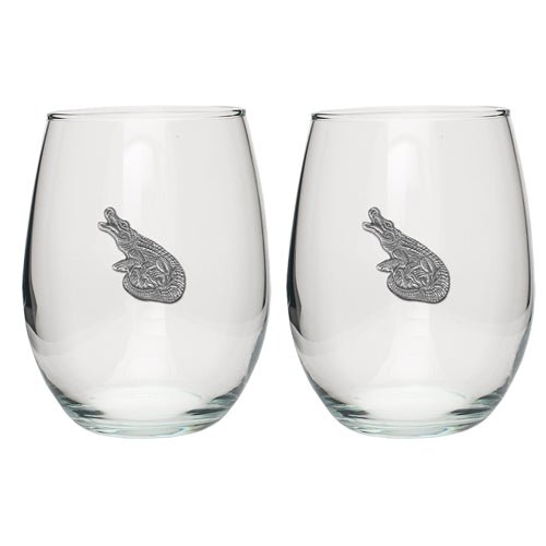 Alligator Stemless Goblets (Set Of 2)