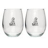 Grizzly Bear Stemless Goblets (Set of 2)