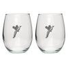 Pheasant Stemless Goblets (Set of 2)