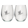 Canadian Goose Stemless Goblets (Set Of 2)
