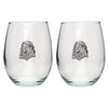 Lion Stemless Goblets (Set of 2)