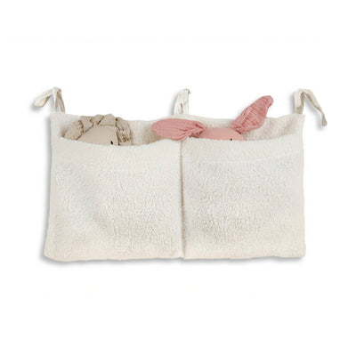 Teddy Fleece Double Pocket Bedside Hanging Storage- PLUSHIE FRIENDZ
