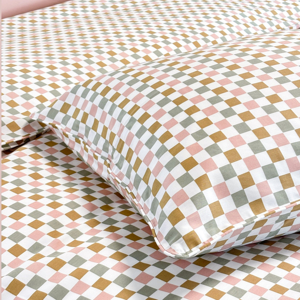 Pillowcase- Colorful Checker