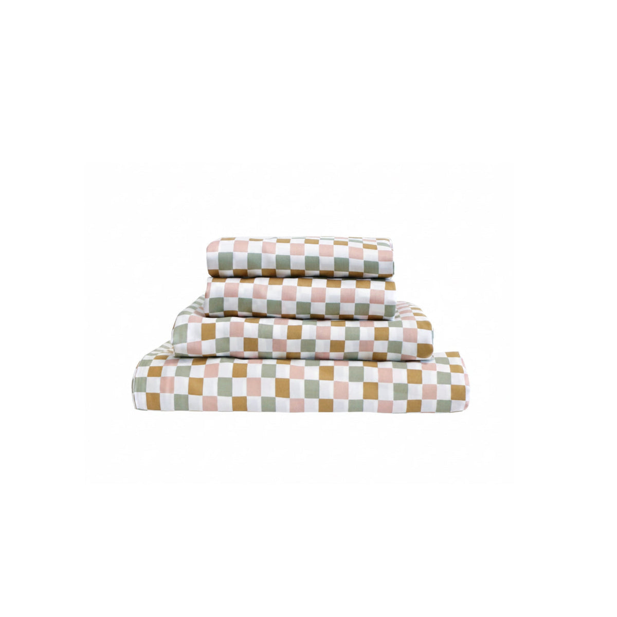 Colorful Checker 3-pc Set