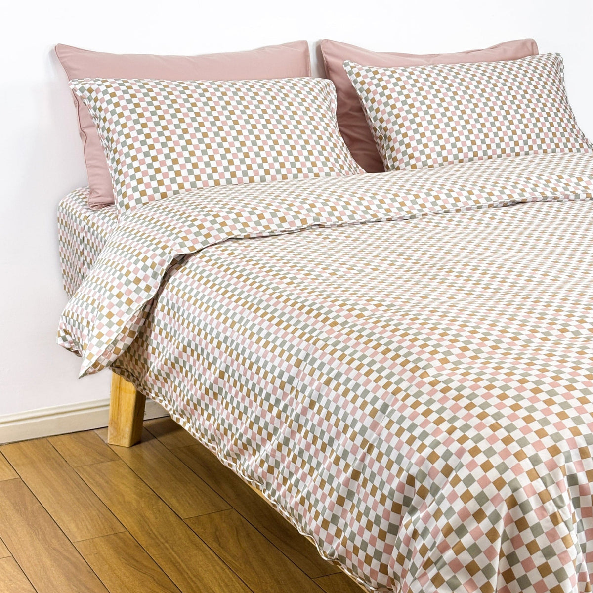 Colorful Checker 3-pc Set