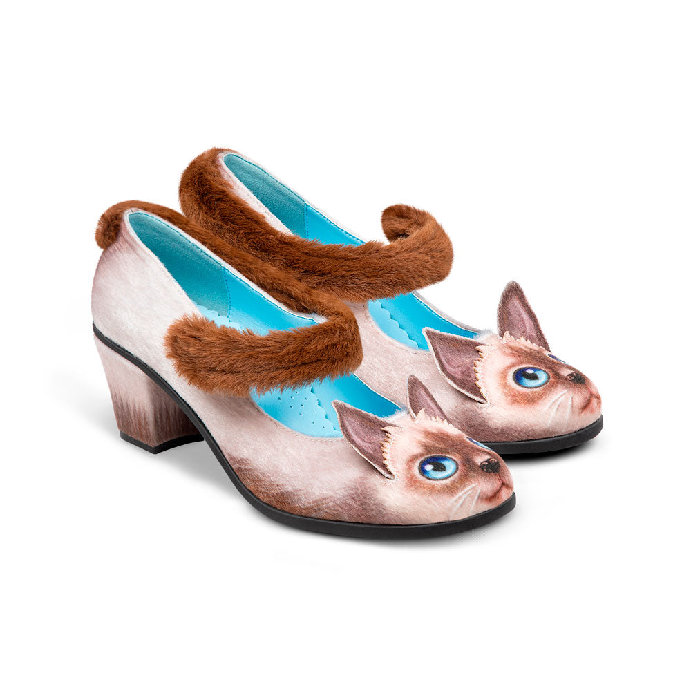 Hot Chocolate Design
Chocolaticas® Mid Heels Siamese Cat Women's Mary Jane Pump