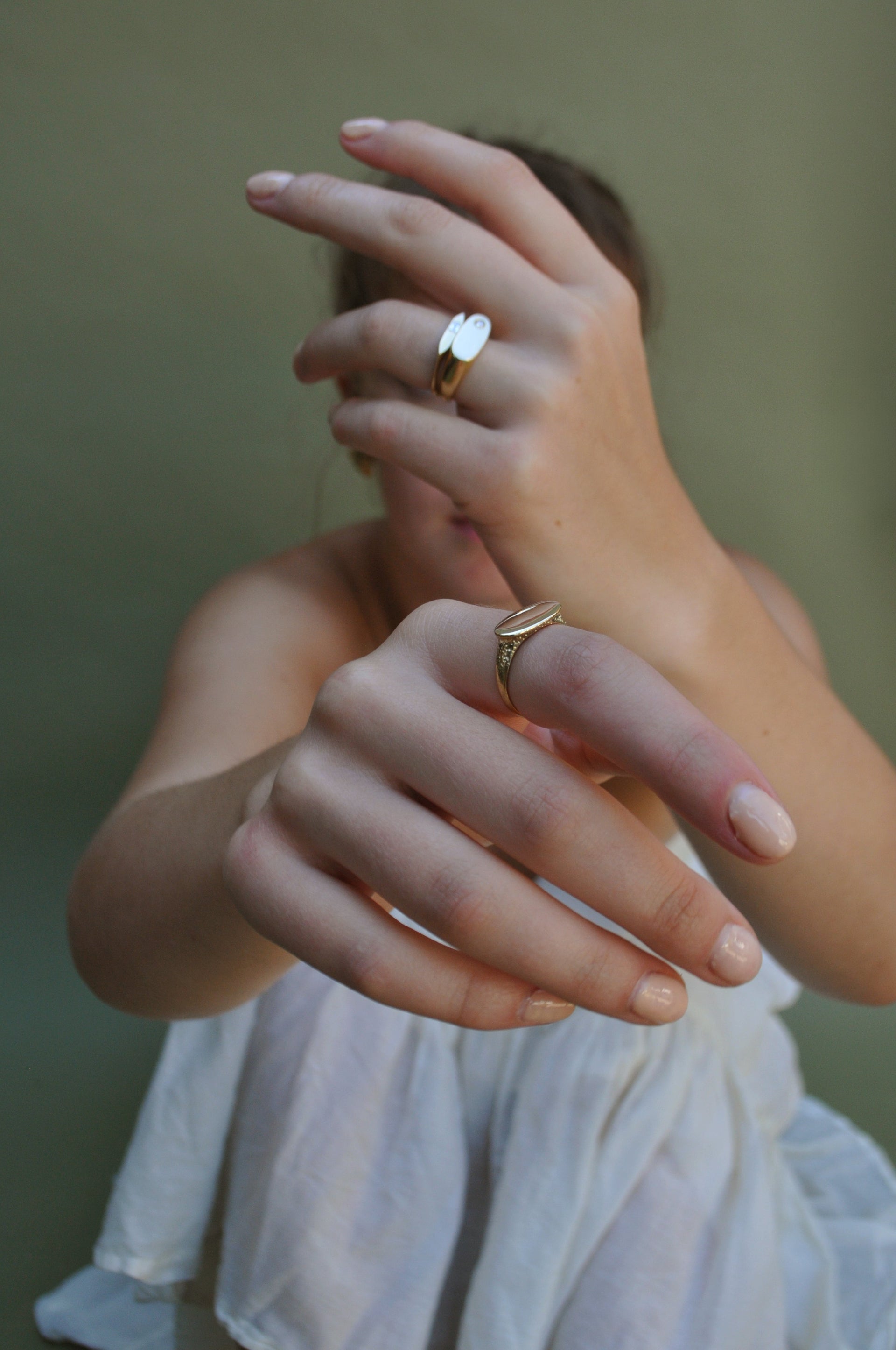 SIGNET 105 | Silver + Diamond