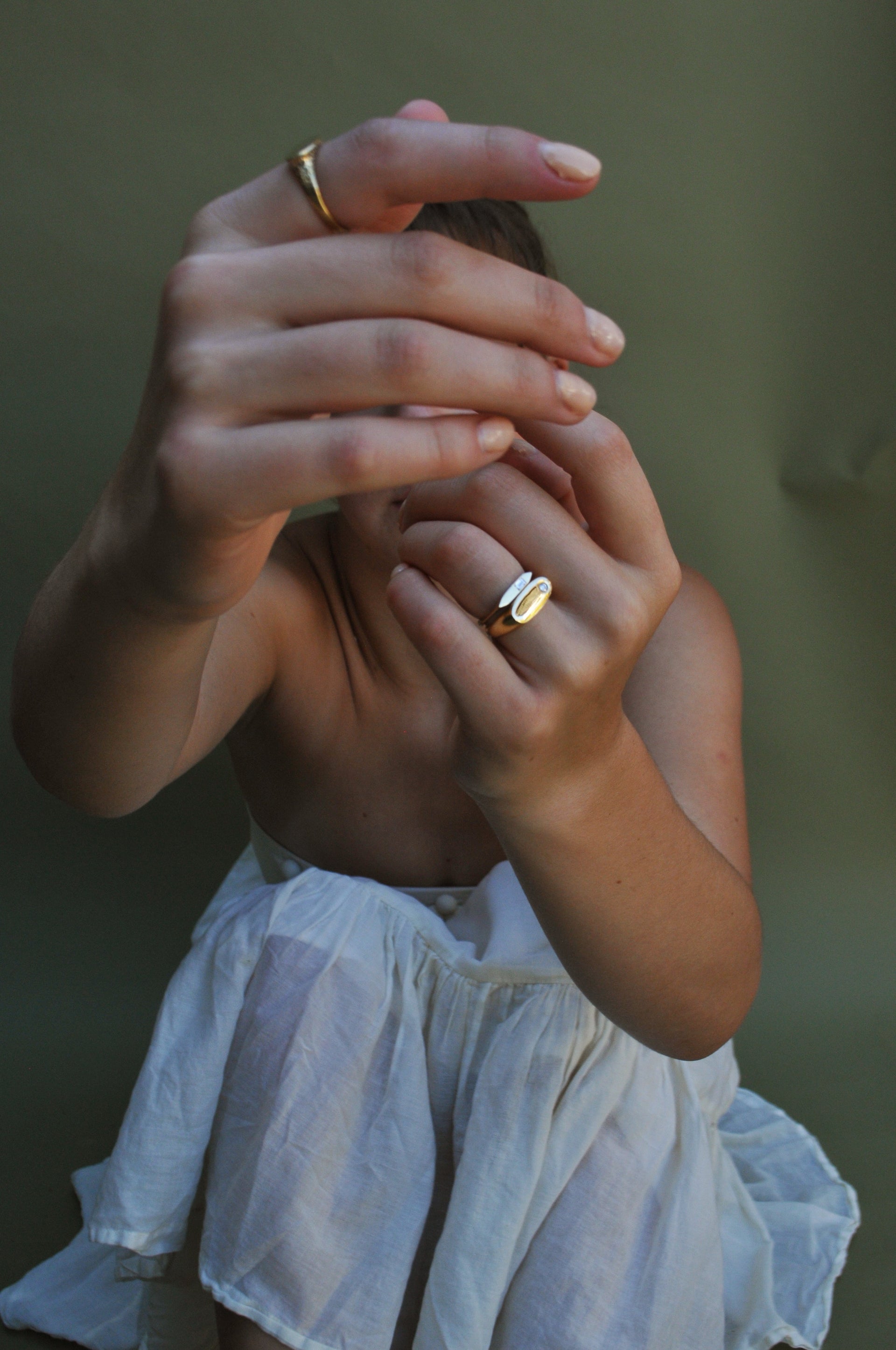 SIGNET 105 | Silver + Diamond