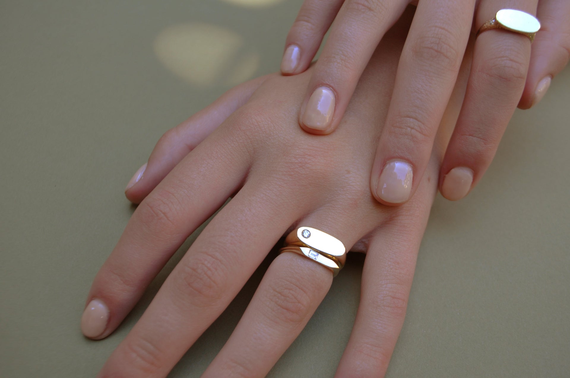 SIGNET 105 | Silver + Diamond