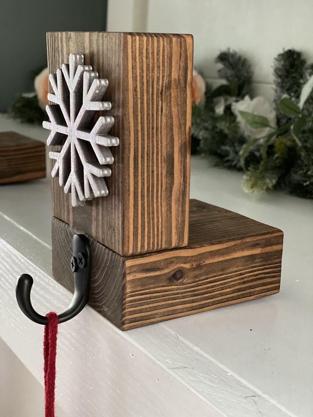 Unfinished Wood Simple Snowflake Shape - Winter Decor - Craft - up to 46