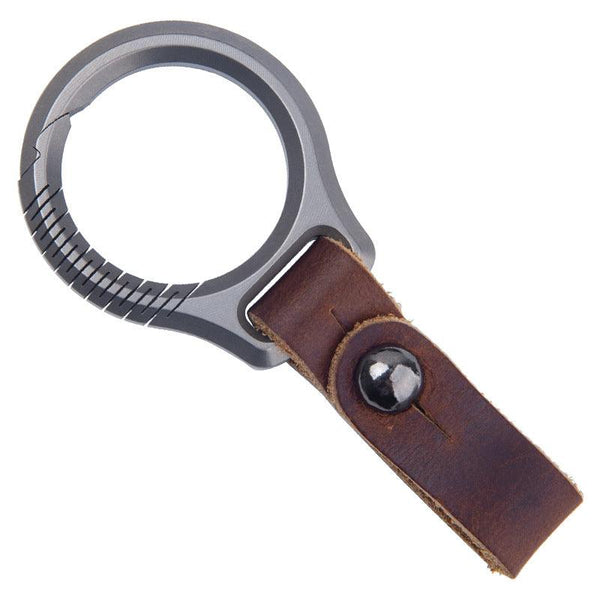 Luxury Titanium Key Chain Magnetic Spin Rotary for Car Key Ring Connector Anti-off Holder Men EDC Quickdraw Buckle Male Gadgets Wautton Outdoor Gear