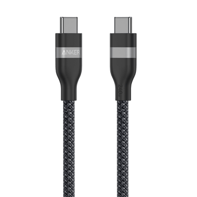 Anker USB-C to USB-C Cable (3 ft / 6 ft, 240W, Upcycled-Braided)