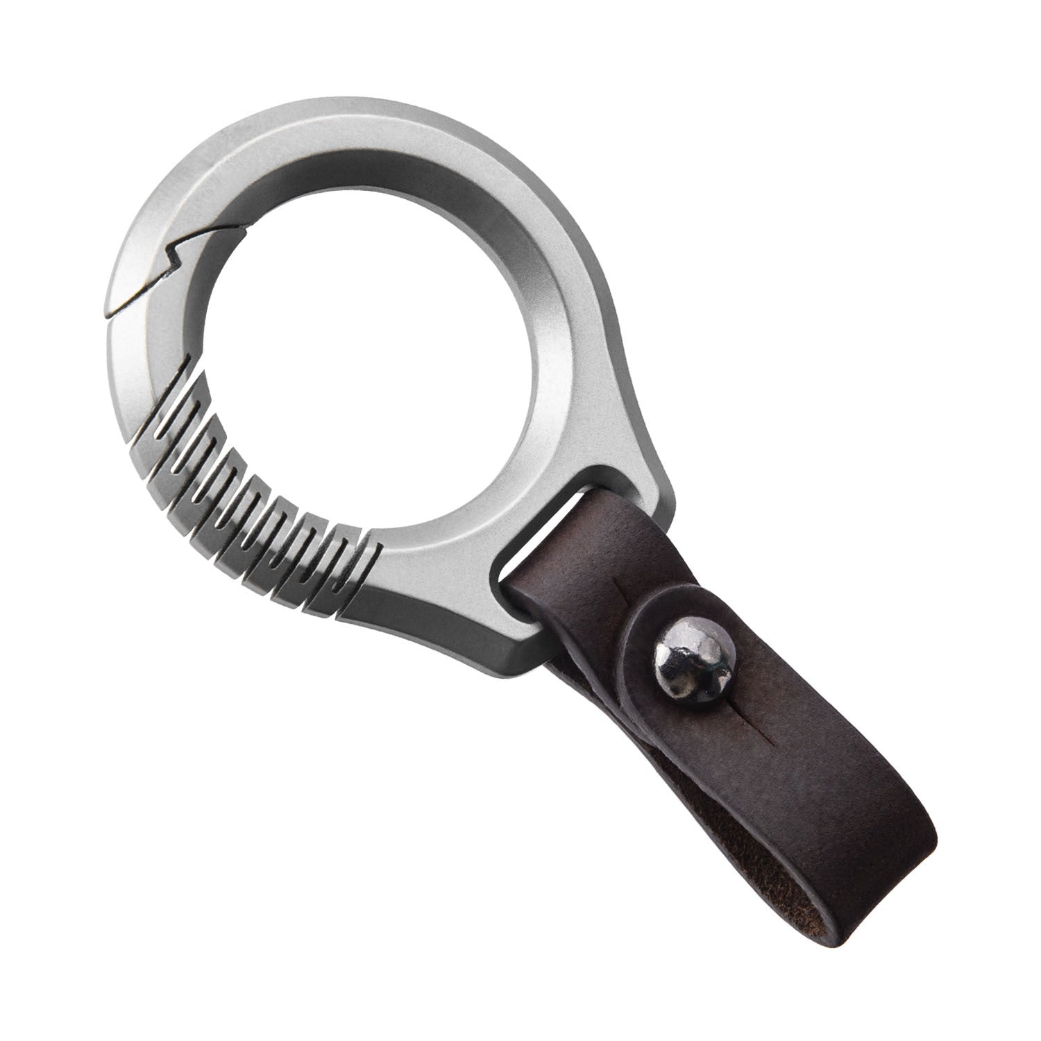 Luxury Titanium Key Chain Magnetic Spin Rotary for Car Key Ring Connector Anti-off Holder Men EDC Quickdraw Buckle Male Gadgets Wautton Outdoor Gear