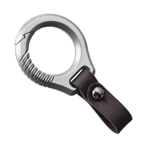 Luxury Titanium Key Chain Magnetic Spin Rotary for Car Key Ring Connector Anti-off Holder Men EDC Quickdraw Buckle Male Gadgets Wautton Outdoor Gear