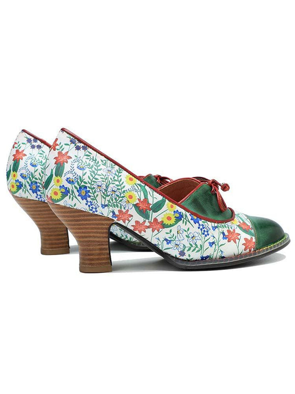 Vintage Hand-embossed Leather Shoes