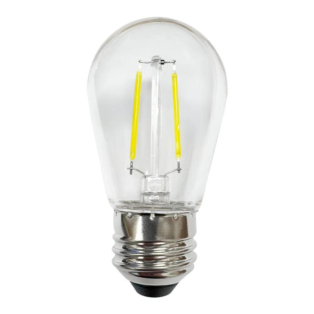 SL101 Replacement Light Bulbs 2W LED S14 E26 12V Low Voltage Edison Style for Bistro String Lights