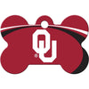 Oklahoma Sooners  NCAA Pet ID Tag - Large Bone