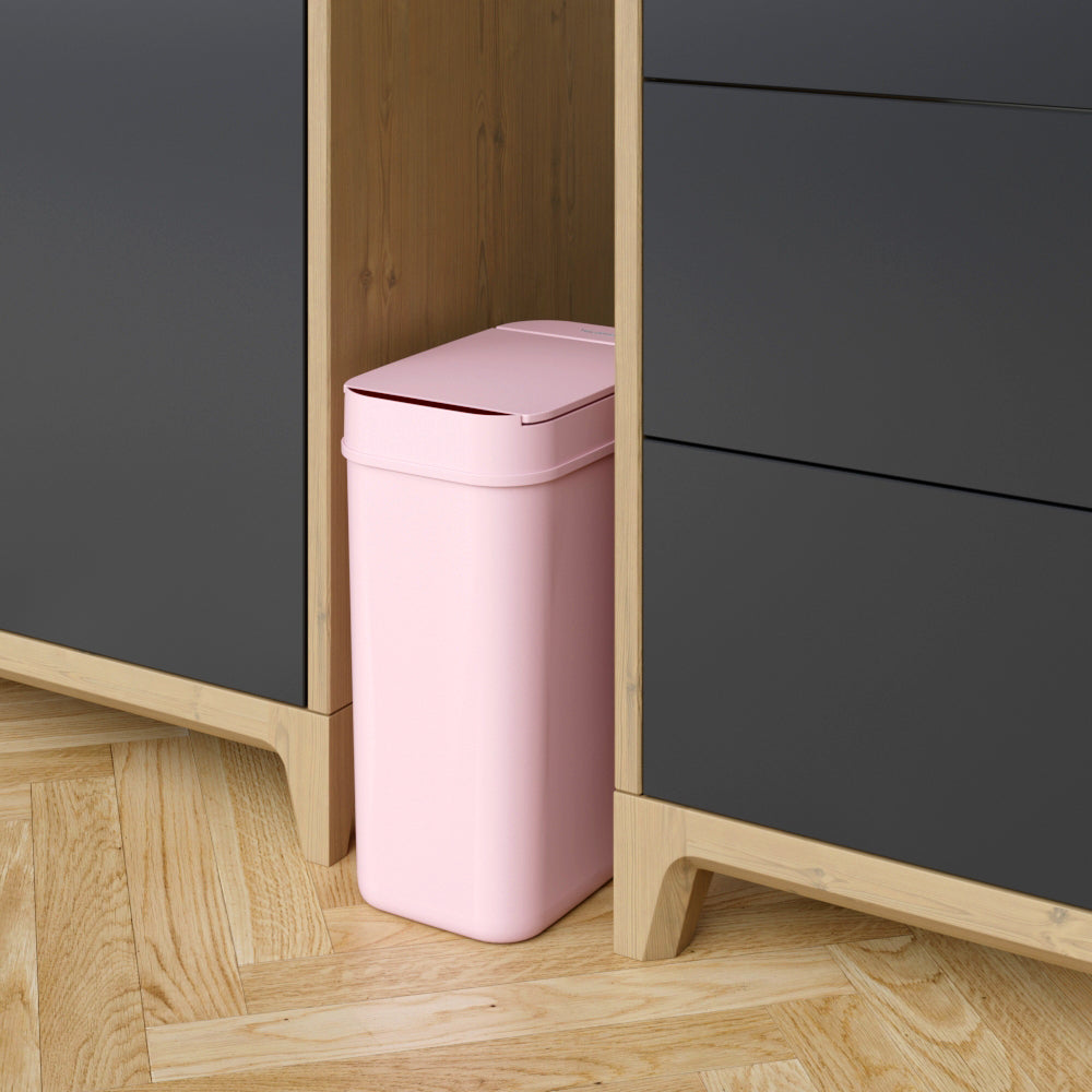 3 Gallon / 10 Liter Plastic Sensor Trash Can (Pink)