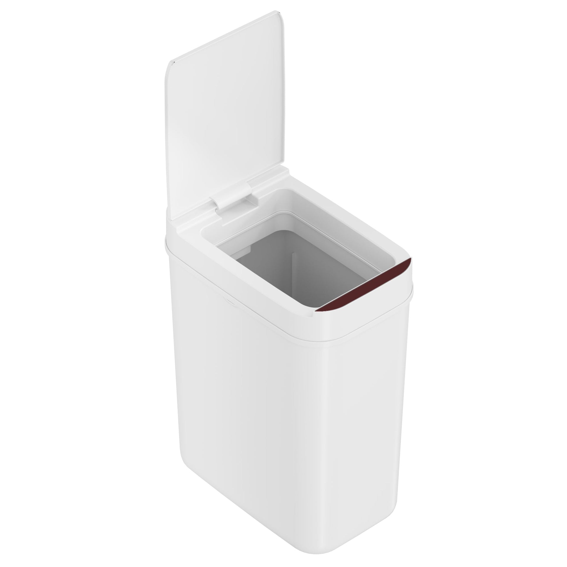 3 Gallon / 10 Liter Plastic Sensor Trash Can (White)