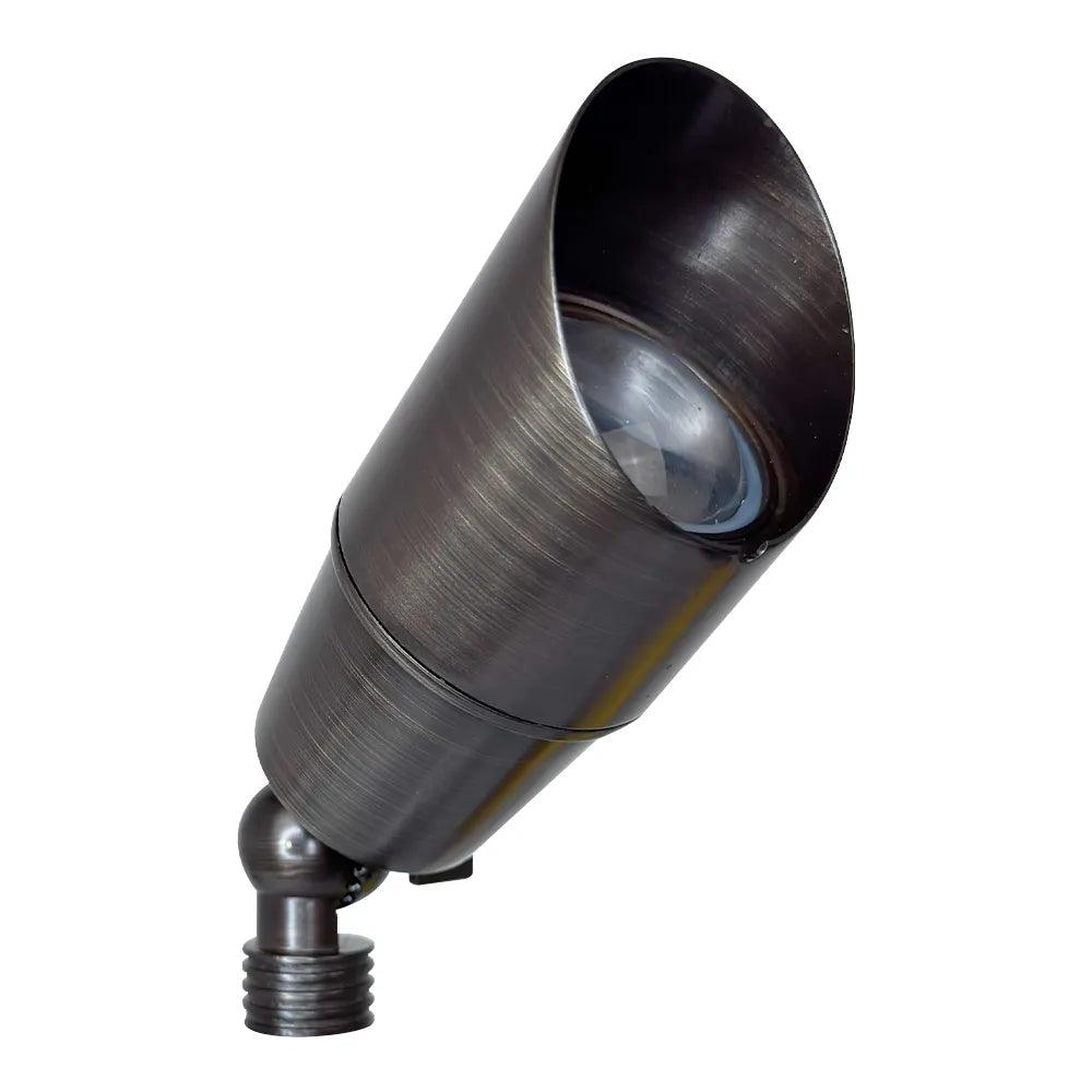 SPB01 12V Low Voltage Directional Brass Spotlight Outdoor Landscape Lighting MR16 Socket