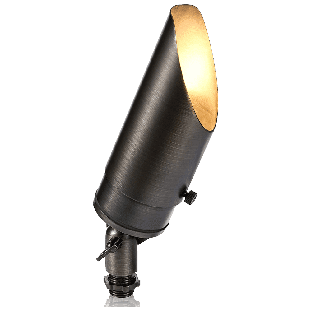 Dark Brass LED Connoisseur Kit: (8) SPB04 Spot Lights, (4) PLB02 Path Lights