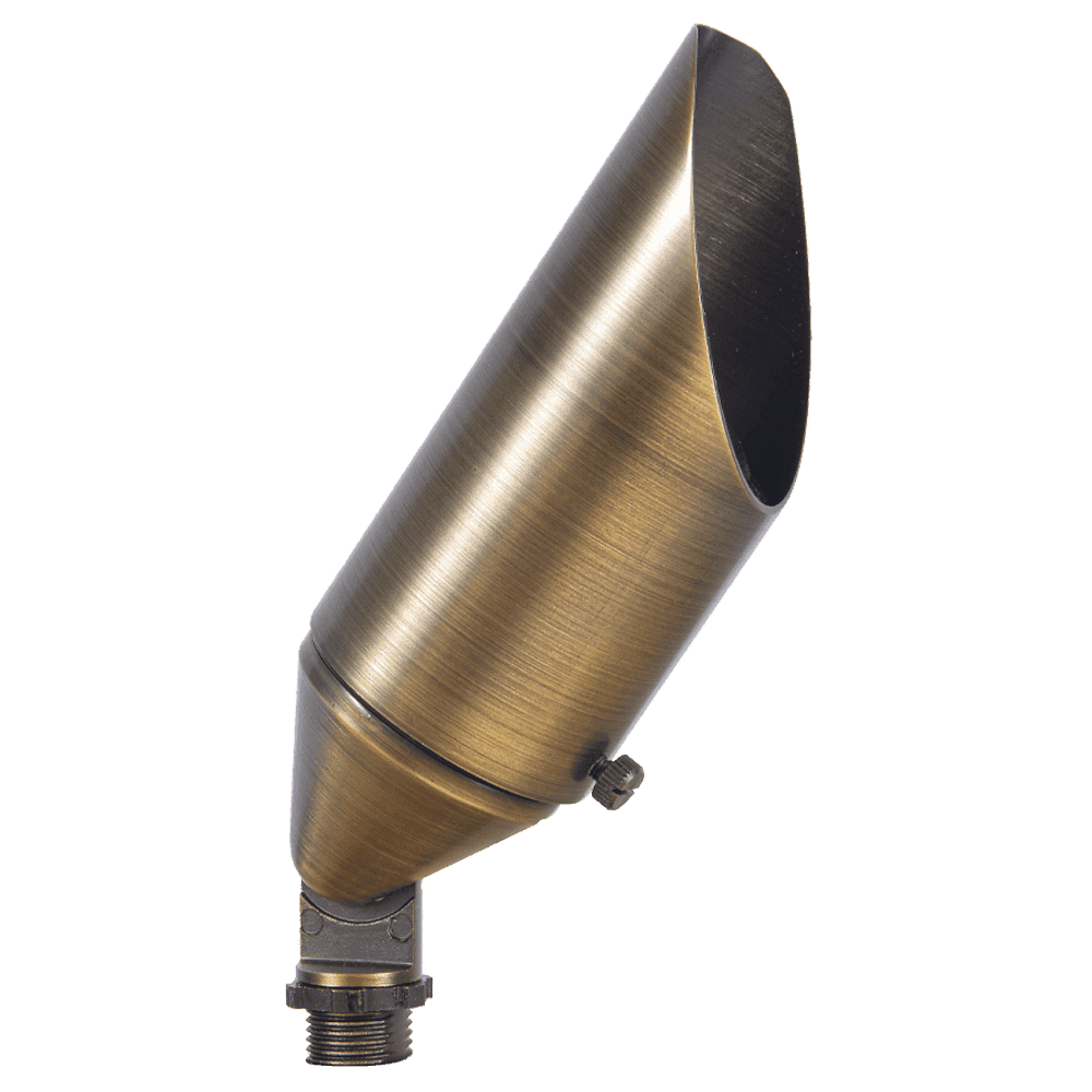 SPB12 3W-12W Adjustable Integrated LED 12V Low Voltage Outdoor Landscape Lighting Brass Spotlight