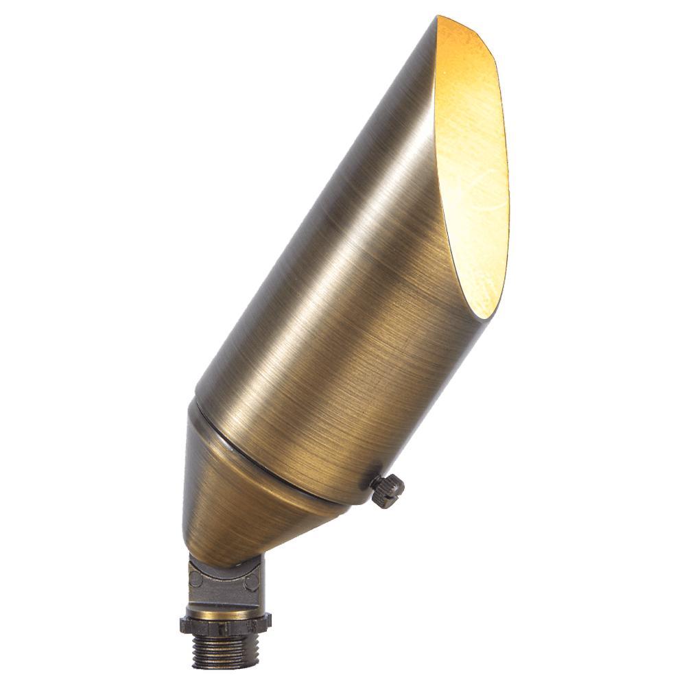 SPB12 3W-12W Adjustable Integrated LED 12V Low Voltage Outdoor Landscape Lighting Brass Spotlight