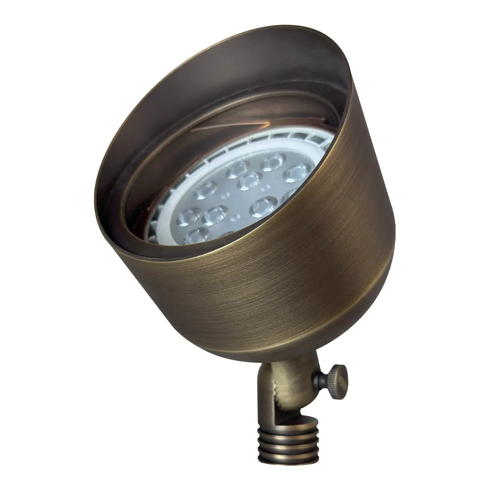 SPB07 Brass Socket Outdoor Flood Light 12V Low Voltage LED Landscape Lighting PAR36 Socket