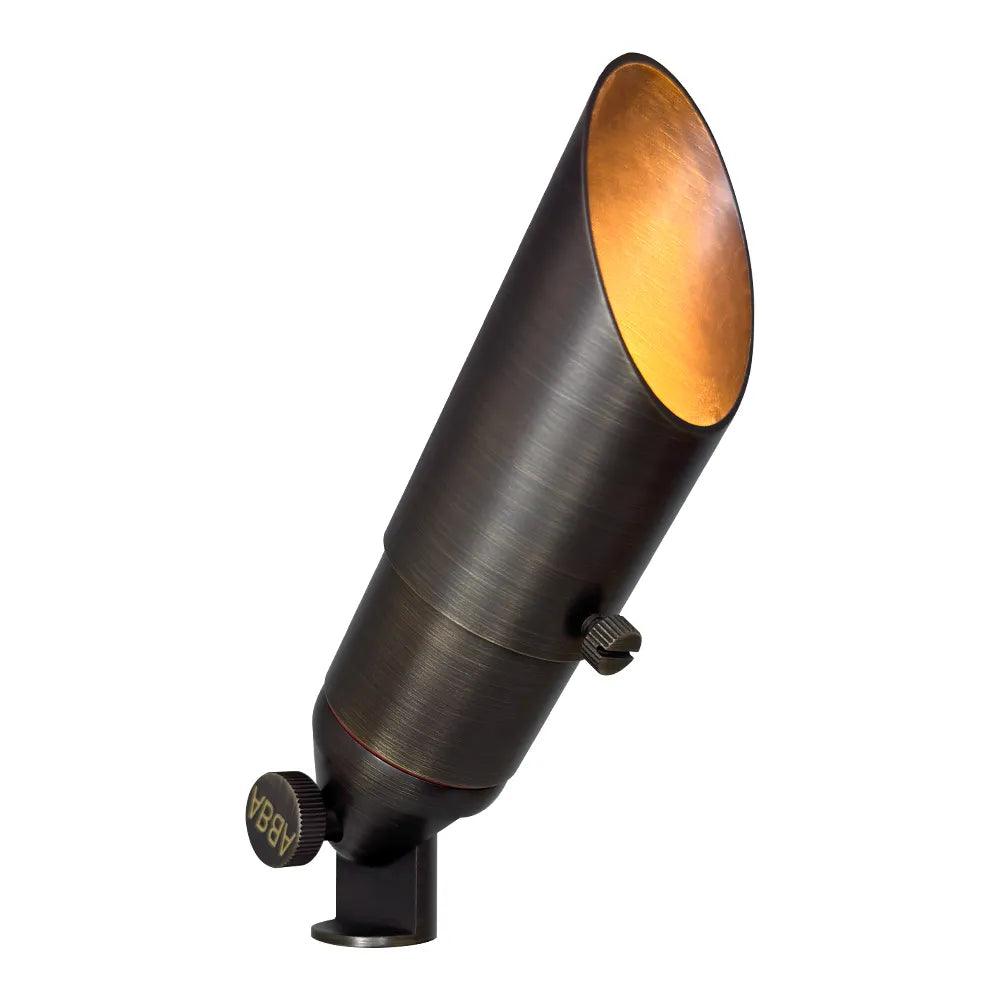SPB11 12V Low Voltage Small Directional Bullet Light Outdoor Landscape Brass Spotlight
