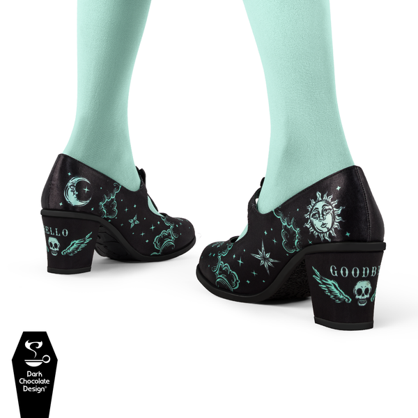 Chocolaticas® Mid Heels Spirit Board Women's Mary Jane Pump