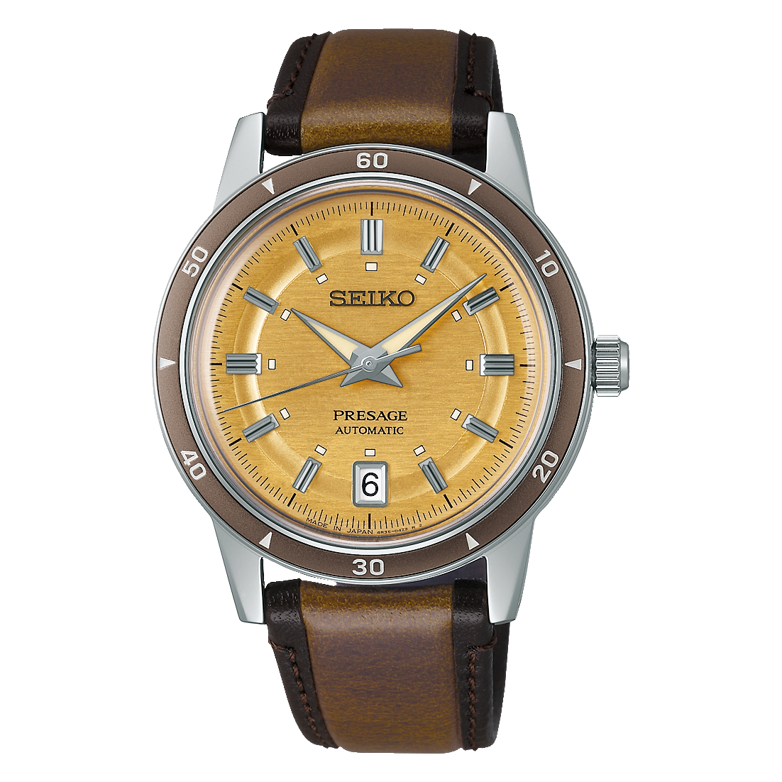 SEIKO Presage Style60s Golden Yellow | SRPL75J1