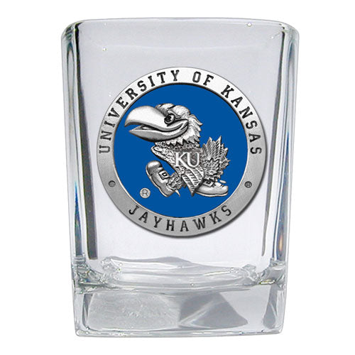 University of Kansas Mini Glass
