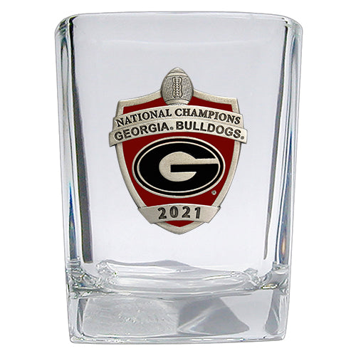 2021 Georgia Football Championship Square Shot