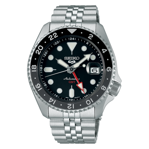 SEIKO 5 Sports Automatic GMT Black 43mm | SSK001 Bezel House