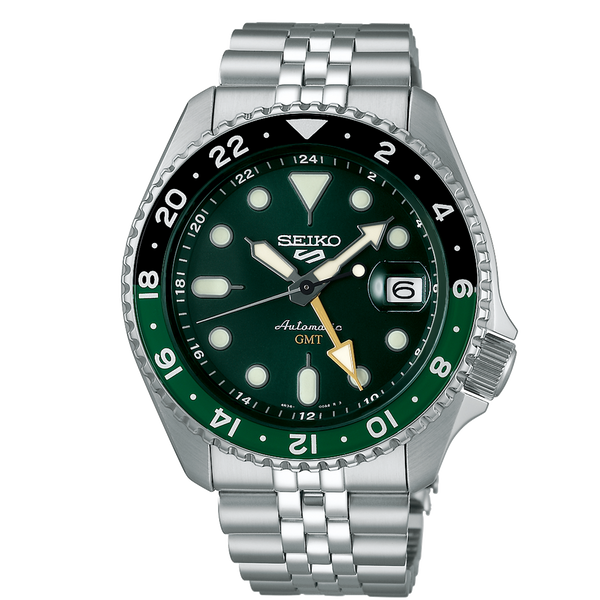 SEIKO 5 Sports Green Dial GMT | SSK035 Bezel House