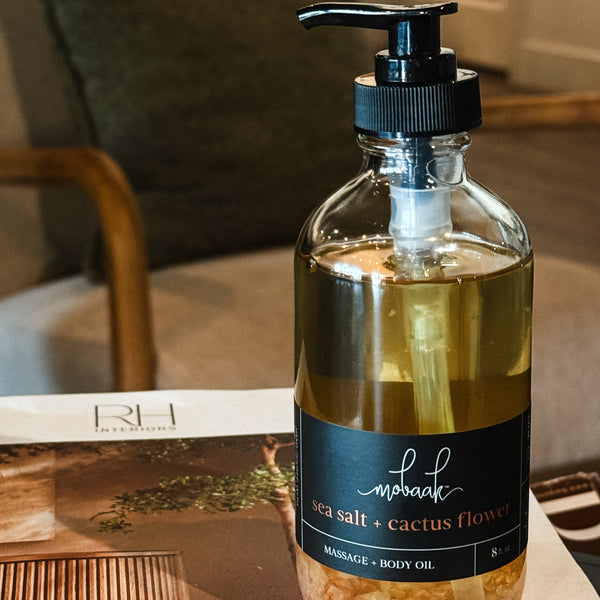 Sea Salt + Cactus Flower Body Oil Mobaak Aromatherapy Shoppe